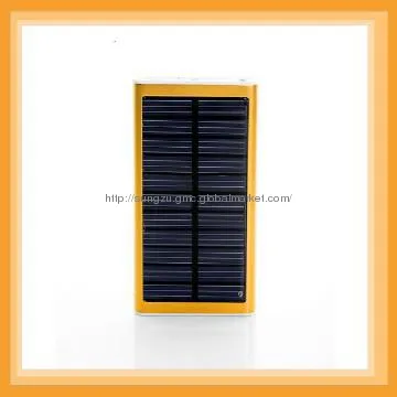 Portable solar charger compatible with mobile phones