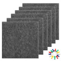 Forme carrée 100% Polyester Acoustic Mur Pin Board