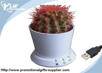 Intellectual Cool Usb Gadget Flowerpot Displayed On Windows 7 With Led Light