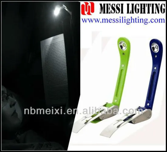 creative mini collapsible led book light powered with AG10 battery