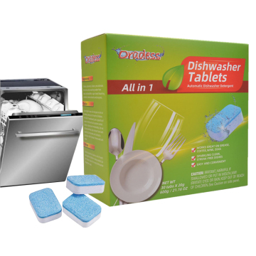 Dishwasher Cleaner Tablets - Effervescent Detergent for Dish Washing Machines
