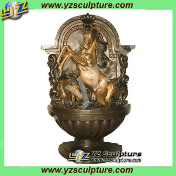 Outdoor Bronze Wall Fountain GBF-005V