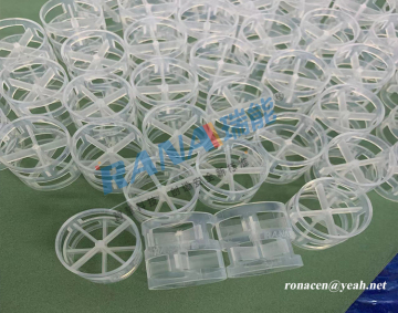 Fluoropolymer Pall Ring for Chemical Towers