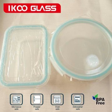 high quality borosilicate glass food container / storage, box, jar, bin