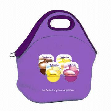 Fashion neoprene insulated lunch totes, strong