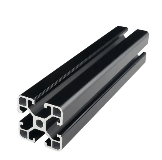 40 Series Black Anodized 6063 Aluminum Profile with 8 Slots - Alibaba Factory