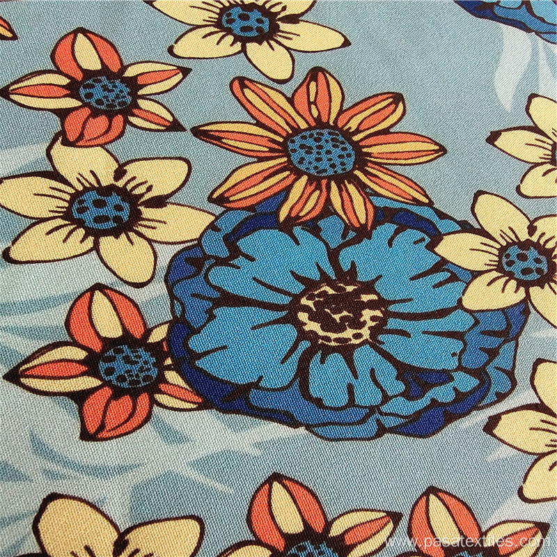 women spandex digital printted knitting print fabric