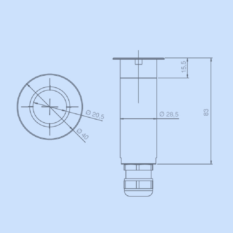 8easy Installation Ip68 Waterproof Resin Filled Stainless Steel 304 Recessed Pool Flat Light 3watt