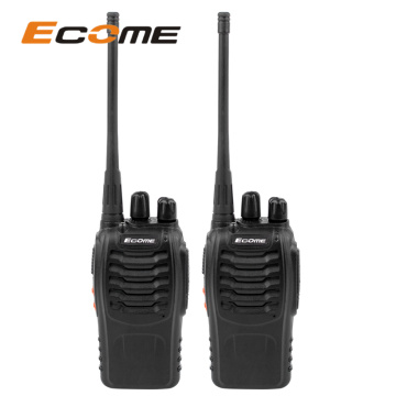 Ecome ET-77 cheapest price 1 km range restaurant uhf handheld walkie talkie set