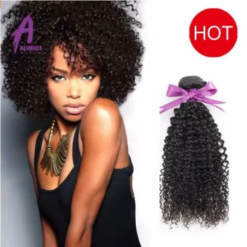 Natural Afro Kinky Curly Clip Ins In 4B 4C Hair Extensions