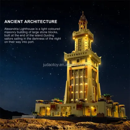 Funwhole F9008 Alexander Lighthouse: An Educational Toy Puzzle Assembly Building Block Game