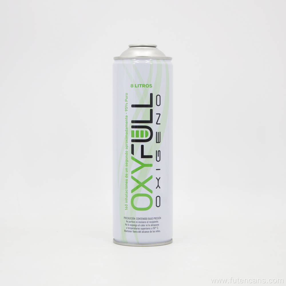600ml Aerosol Tin Oxygen Can