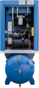 0.51m3/min Lubricated Receiver Mounted Screw Air Compressor