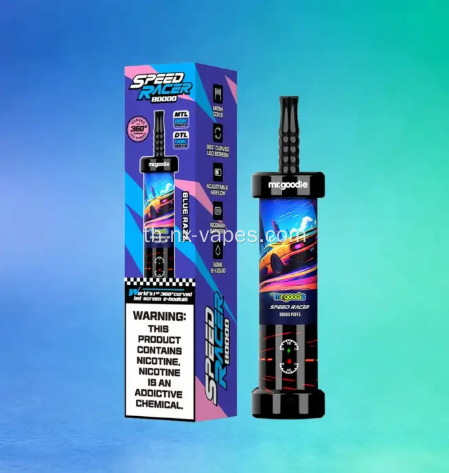 Mr.Gooide speed racer 80k พัฟ vape ดั้งเดิม