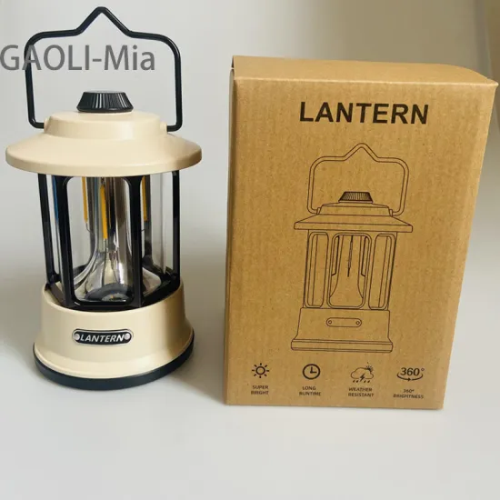 New Rechargeable 18650 Battery Camping Lantern with Stand - Portable Tent Light from NINGBO Factory