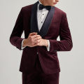 Accepted Corduroy Fabric French Wedding Tuxedo for Men