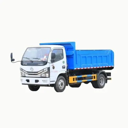 Dongfeng 5cbm Construction Trash Dump Garbage Truck