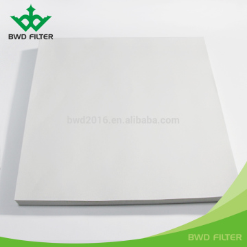 Alta permeabilità all'aria quadrata 80cm * 80cm 120micron carta da filtro medica