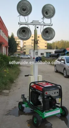 Push Model Ground Works Portable Lighting Tower (FZM-1000A)