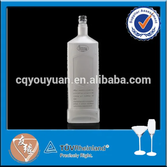 Machine made 1 liter tequila bottle in low price