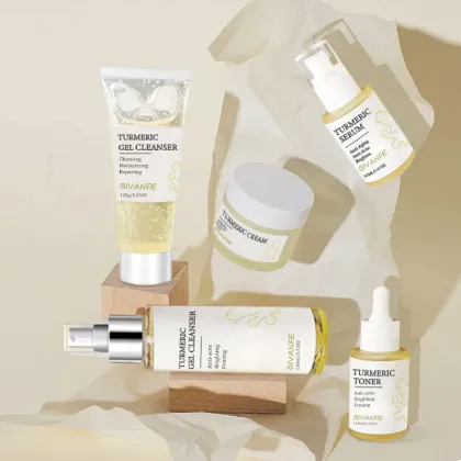 Organic Korean Brightening Turmeric Skin Care Set - OEM ODM Private Label