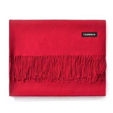 Plain Cashmere Scarves with Tassel Winter Warm shawl Hot Sale Long colored Scarf