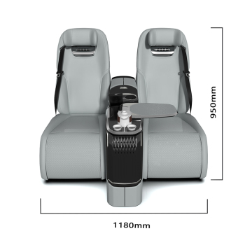 Luxury Leather Rear Seat Kit for Benz V260 Custom SUV Interior Conversion