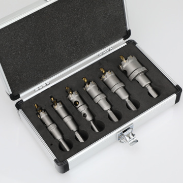Carbide-Tipped Drill Bit Set for Stainless Steel, Concrete, and Wood - Metal Cutter Tool Kit