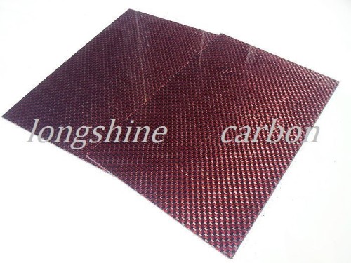 carbon fiber sheet with carbon fiber and kevlar hybrid