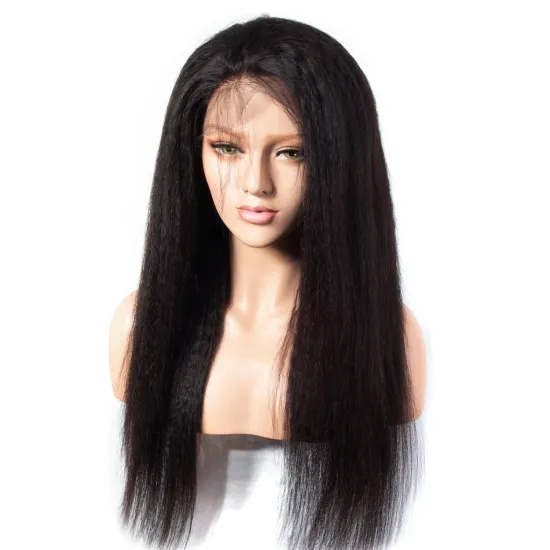 Wholesale Human Hair Wig Vendor Malaysian Silky Straight Wave Lace Front Wigs For Women