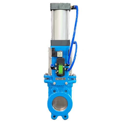 Pneumatic Actuated Knife Gate Valve Rsf Valve Png