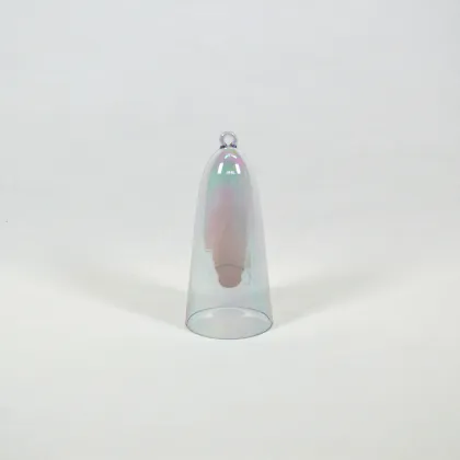 Seven Color Crystal Singing Bell - HF Handmade Titanium Quartz Crystal Bell