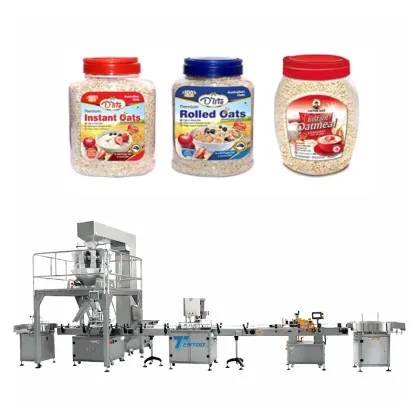 Automatic Can Bottle Granule Snack Food Oats Filling Machine