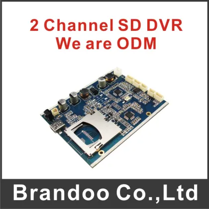 2 Channel SD Card DVR Module; DVR Module Boards / CCTV DVR Capture Board