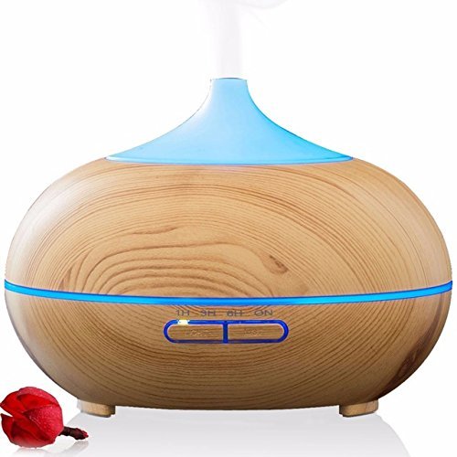 400ml Wood Grain Aromatherapy Diffuser Ultrasonic cool mist