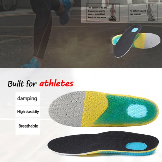 New insole sole mesh breathable mat deodorant running insole men and women orthopedic insole memory foam