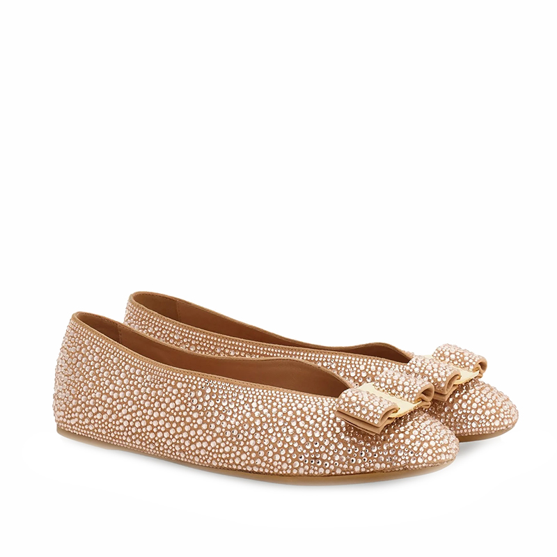 Sparkly Mary Jane Flat Sandals for Women