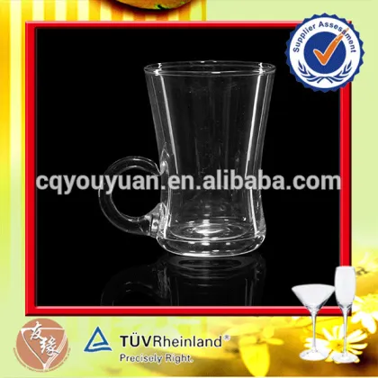 Wholesale Heat Resistant Clear Pyrex Glass Coffee Cup