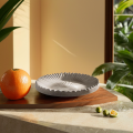 Minimalistisches Beton -Obstschalen modernes Design für Zuhause