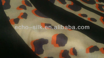 Silk Wool Twill scarf in Digital Print