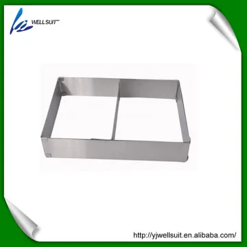 new design stainless steel frame shape cake mould