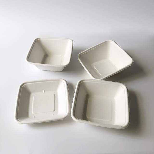 ถาดชานอ้อยสี่เหลี่ยมจัตุรัส square bagasse trays