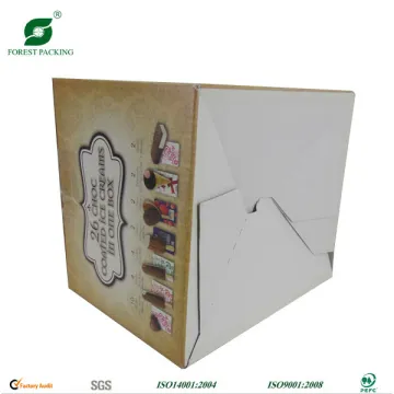 BOTTOM SELF-LOCKING CORRUGATED OUTER BOX FOR CHOCOLATE