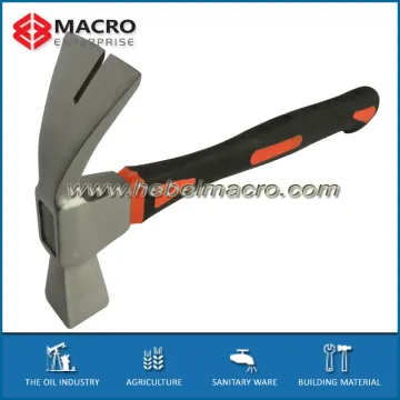 Forged steel french claw hammer with TPR double color handle