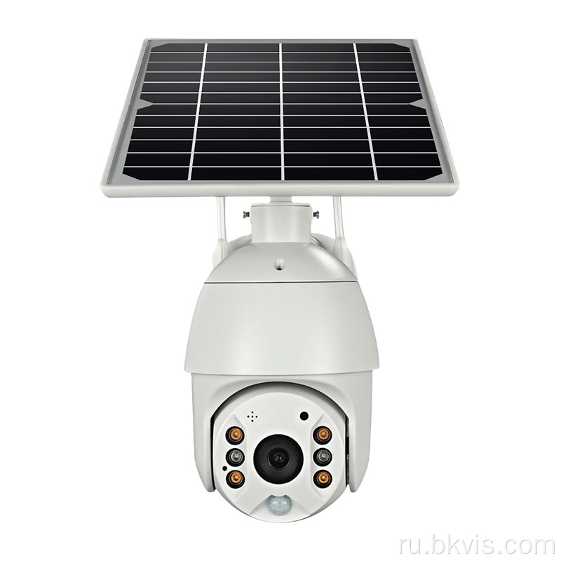 Панельная безопасность 4G/Wi -Fi CCTV наблюдение PTZ Solar Camera