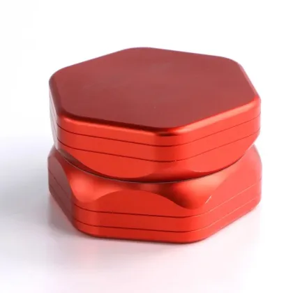 CNC Machined Aluminum Snuff Box with Custom Grinder Case