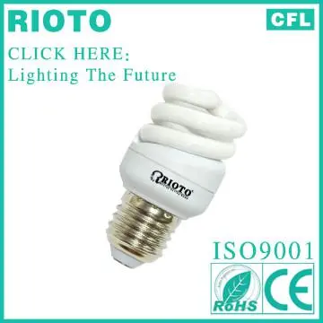 China Import Direct 7mm Full Spiral Shape Energy Saving Lamps