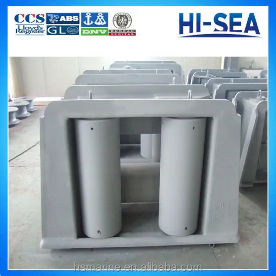 JIS F2026 Standard Boat Fairlead with Horizontal Rollers - Mooring Equipment