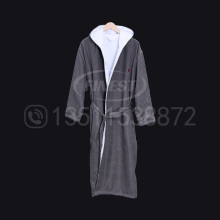 Hotel 100% Cotton Hooded Bathrobe