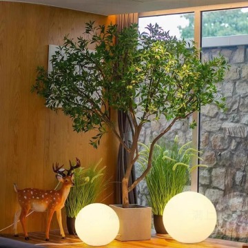 LED Solar-Powered Lamp for Garden and Indoor Lighting